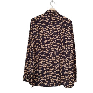 massimo dutti Floral Print Long Sleeve Shirt 12